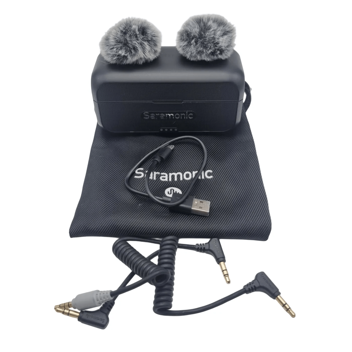 Saramonic Blink 500 B2+C Wireless Microphone System – With Bag, Charger, and Accessories