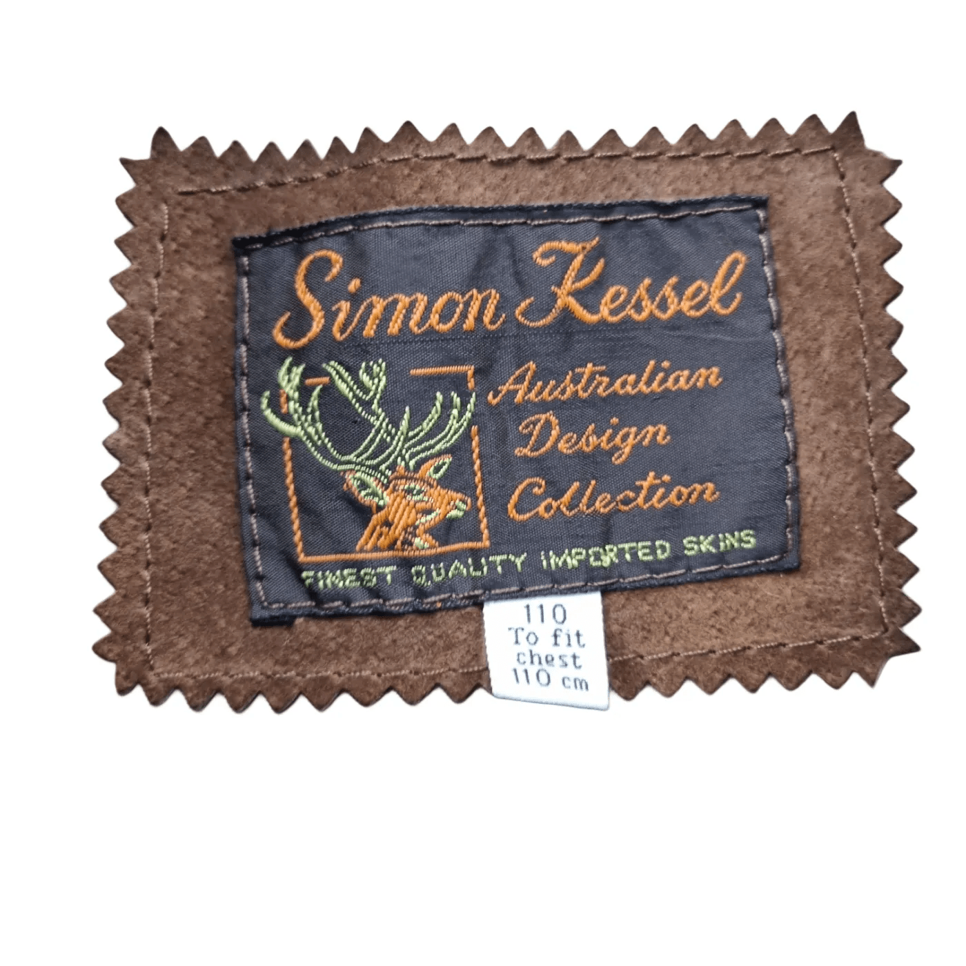 Simon Kessel Australian Design Collection Brown Suede Jacket Size: 110 (WR 1351858)