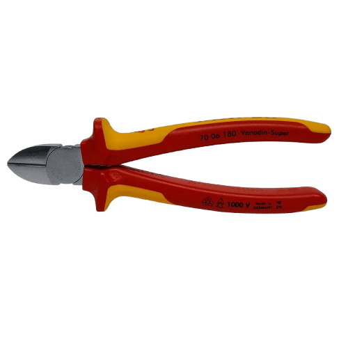 Knipex 70 06 180 VDE/1000V Insulated Diagonal Cutters Like New (LN)