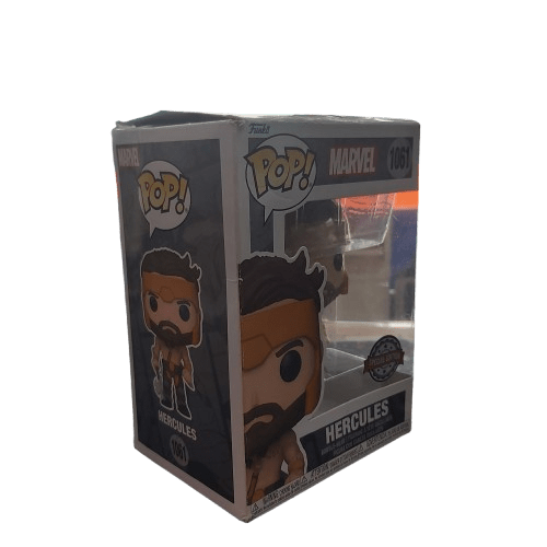 Funko Pop Hercules Marvel Number 1061 In Okay Condition Box Slightly Damaged