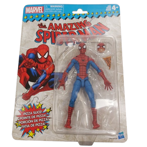 Hasbro Marvel The Amazing Spider-Man With Pizza 6in Figure, Like New (CP 1344792)