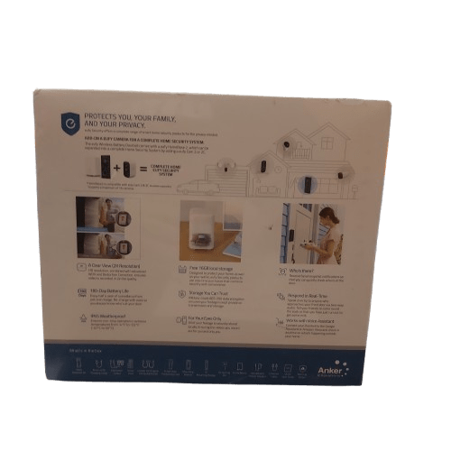 Eufy Wireless 2k Doorbell Camera With Home Base 2 Like New Sealed In Box (CP)