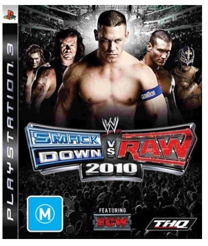 Smack Down vs Raw 2010 Playstation 3 Game Good Condition With Manual