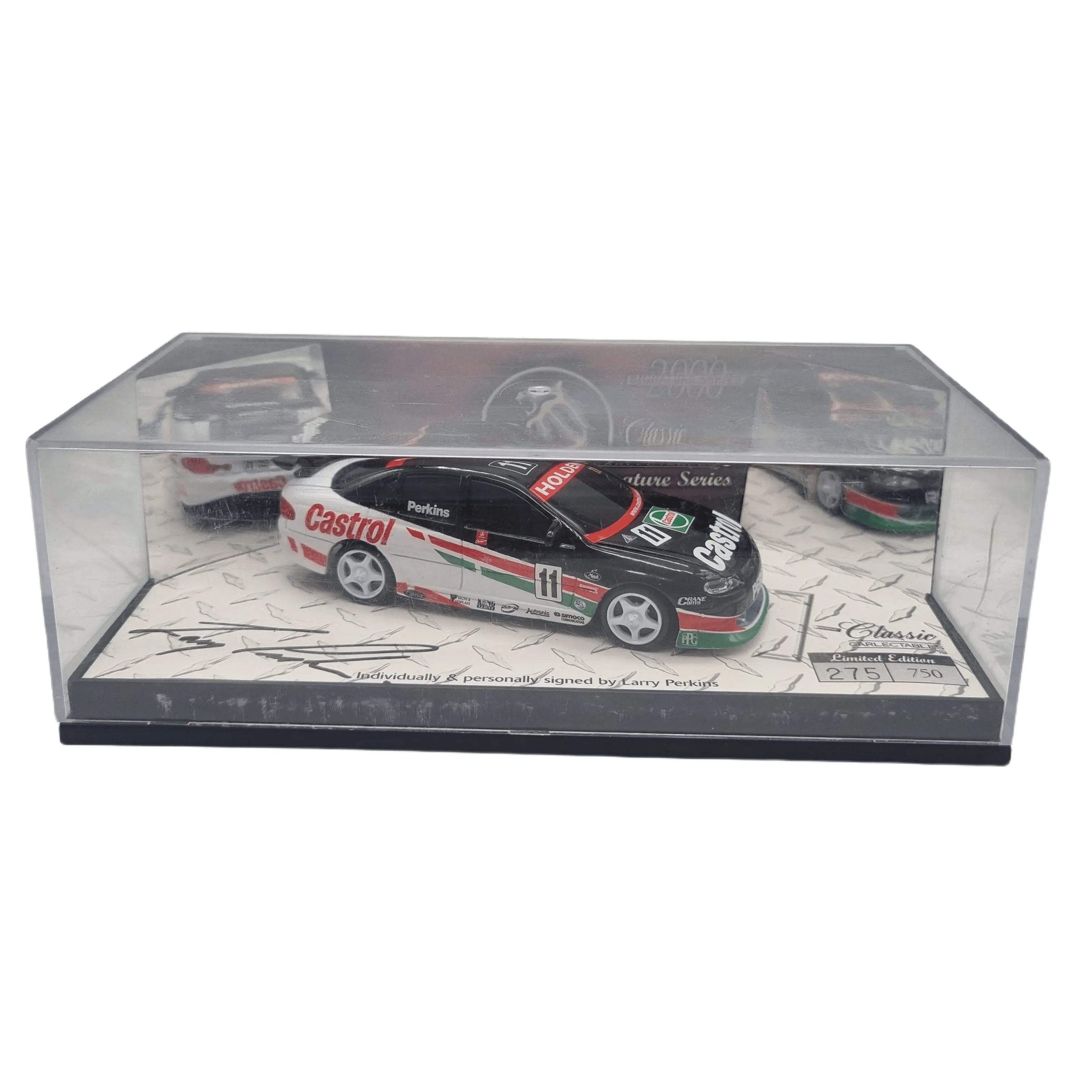 Classic Carlectables Signature Series 2000: Castrol Holden Commodore Model Car Signed By Larry Perkins #275/750