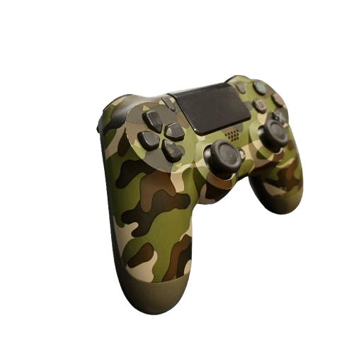 Sony Playstation 4 Dualshock 4 Wireless Controller (V2), Camo Green, With Lightbar, Wear + Tear, Controller Only (WR)