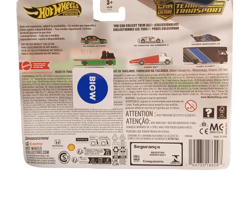 “96 Honda Accord Fleet Street – Hotwheels Team Transport In Original Packaging  (LE1343989)