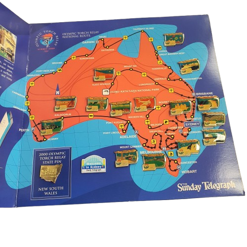 Olympics Pin Collection 2000 – Official Olympic Torch Relay Pin (MR)