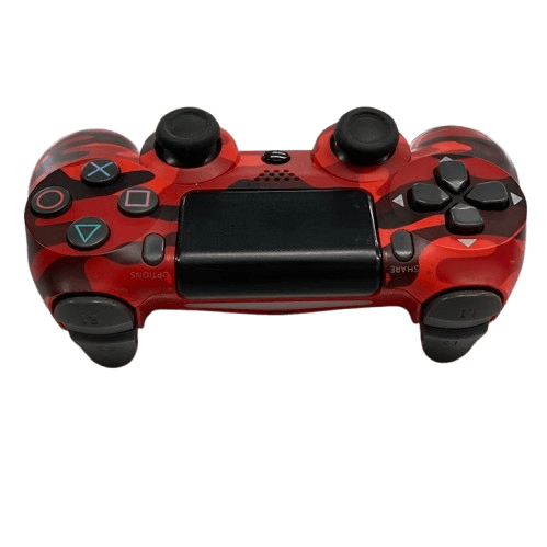 Red Camo Coloured DualShock PS4 Controller.