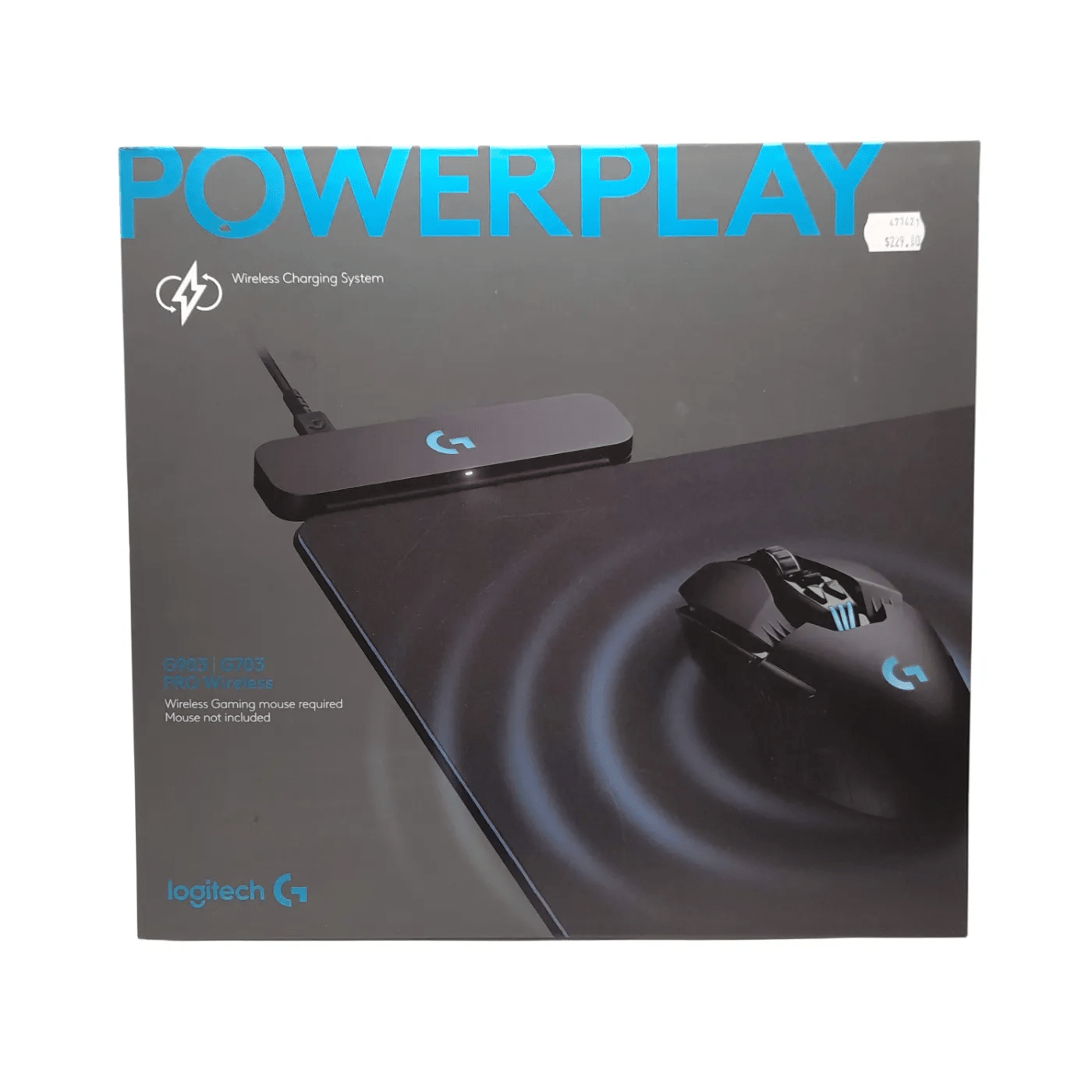 Logitech Powerplay Wireless Charging Mouse Pad – Model P-R0001 (Black, In Box) – WR 1346221