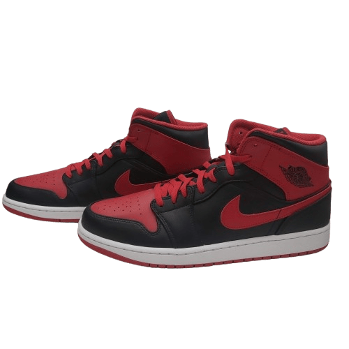 Nike Air Jordan 1 Mid – Size 13 Black Fire Red White (With Box) ‘Alternate Bred’