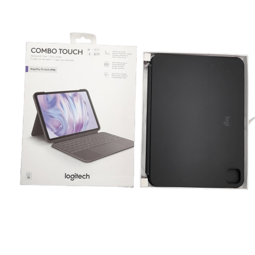 Logitech Combo Touch iPad Pro 11-inch (M4) Keyboard Case – Detachable Backlit Keyboard with Kickstand