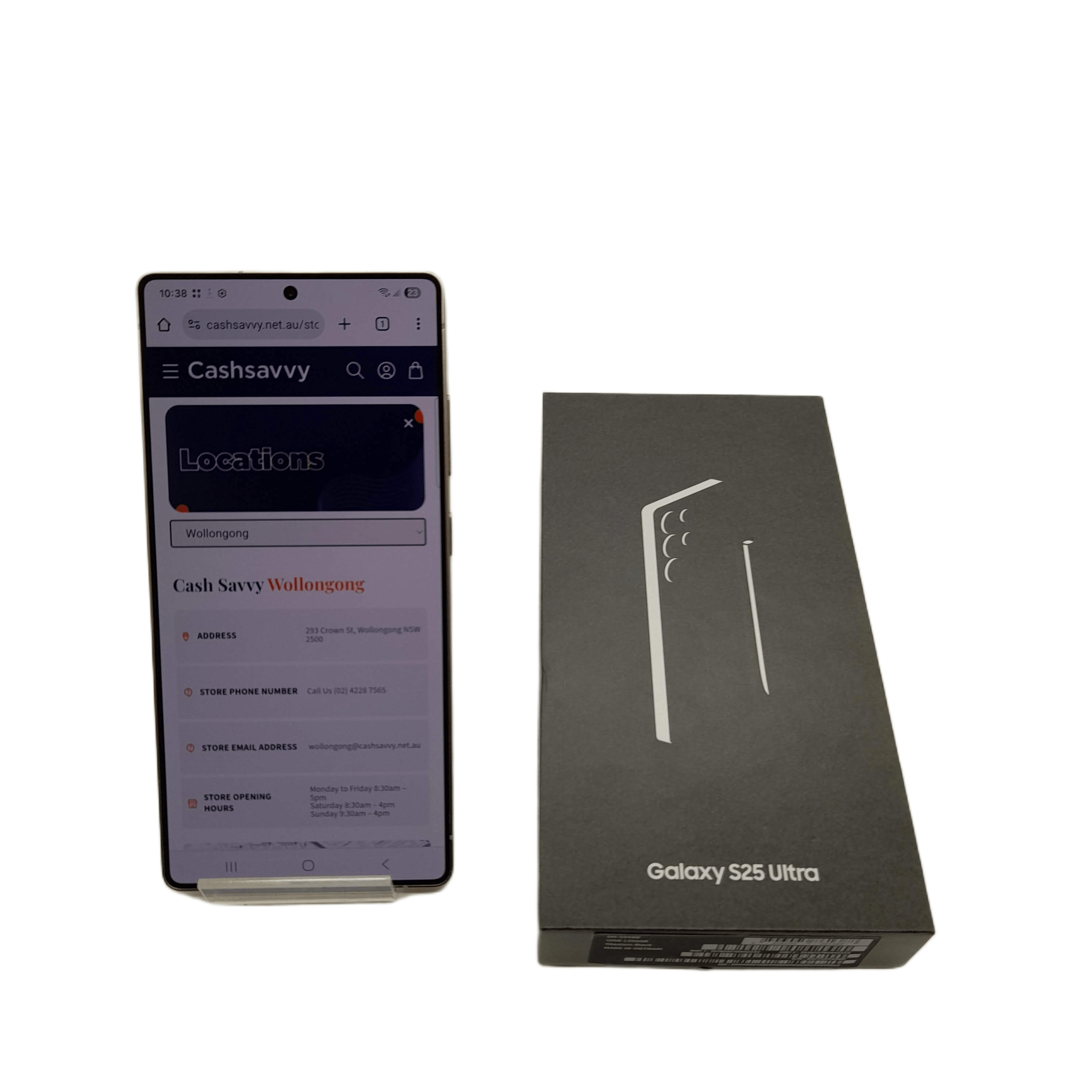 Samsung Galaxy S25 Ultra 256GB Grey SM-S938B Telstra Locked As New with Box (WL1357162)