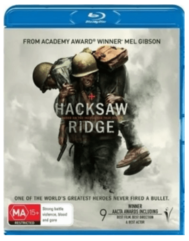 Hacksaw Ridge Blu Ray – Very Good Condition