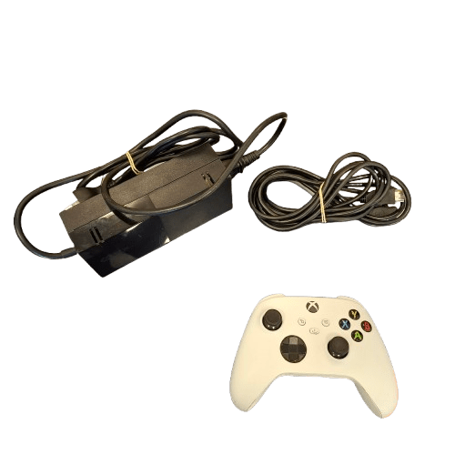 Xbox 1 Console With 1 White Wireless Controller And Leads