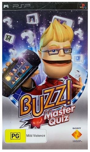 Buzz Master Quiz PSP Game Cartridge Only Good Condition (GE1353807)
