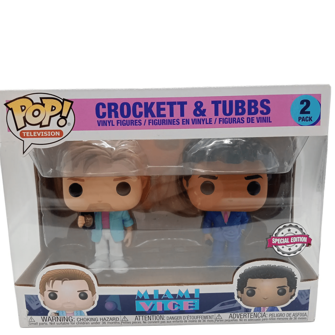 Pop Funko Figurine 2 Pack: Miami Vice – Crockett & Tubbs (WR 1343597)