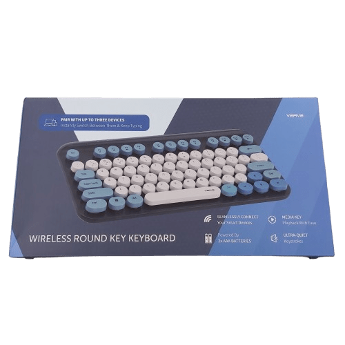 Verve Wireless Keyboard Round Keys – Like New In Box