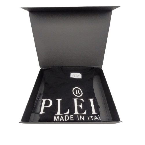 Philipp Plein Men’s T-Shirt, 5XL, Black, “Plein Made In Italy” Design On Front, Excellent Condition, With Box & Tags