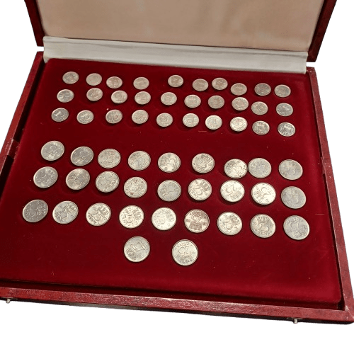 Coins Neverlands 1-5-10-25Cent 1en 21/2 Gulden Juliana Coins (lel)