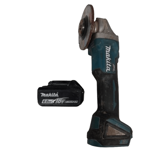 Makita 18V Brushless 125mm Slide Switch Angle Grinder DGA504Z – With Makita 6.0AH Battery  (MR)