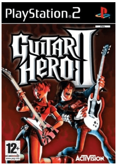Guitar Hero 2 Playstation 2 Game  Average Condition With Manual