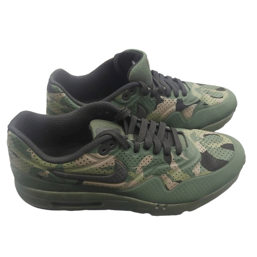 Men’s Nike Air Max 1 Ultra Moir, Size US10/UK9/EUR44, Camo Black/Green, Excellent Condition, With Box