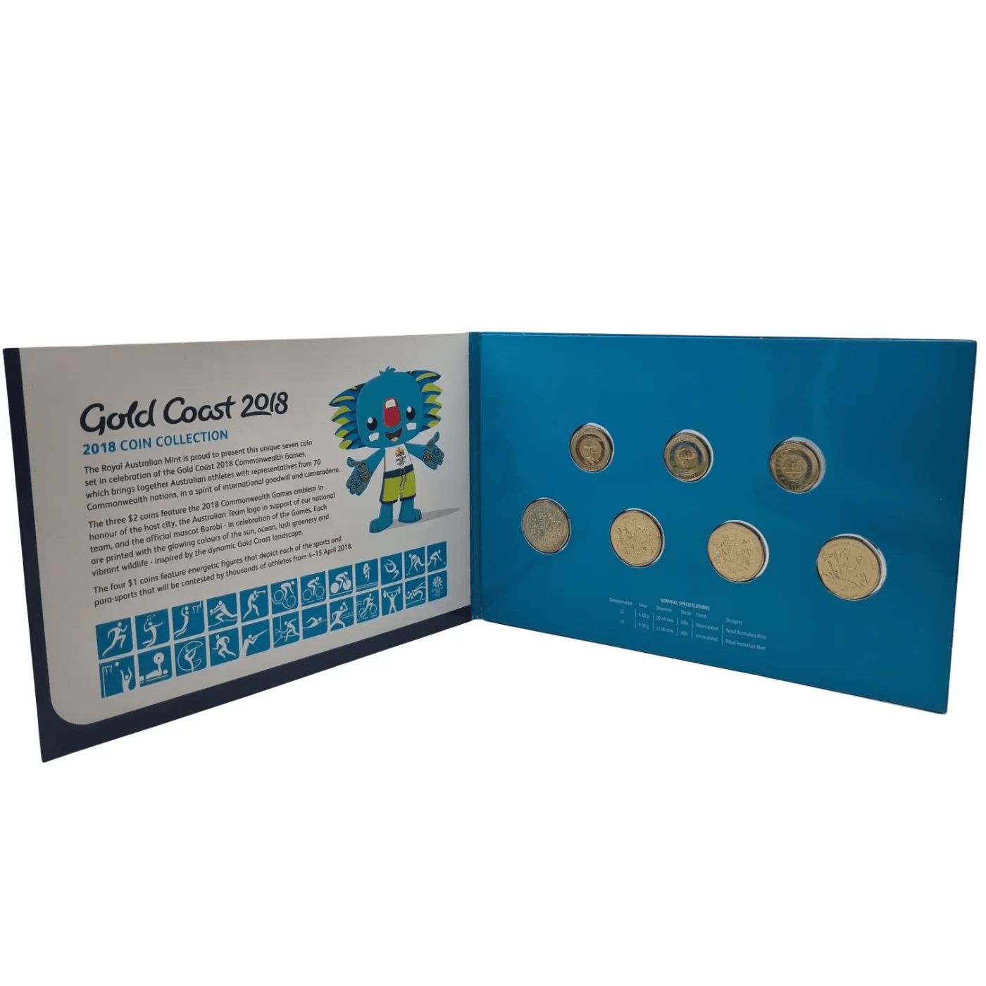 Gold Coast 2018 XXI Commonwealth Games Coin Collection
