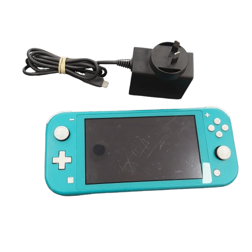 Nintendo Switch Lite HDH-001 Scratches On Screen With Charger
