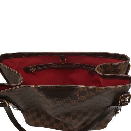 Louis Vuitton Rivington Cabas Damier Ebene Handbag, Brown, Excellent Condition, With Dust Bag & Entrupy Certificate
