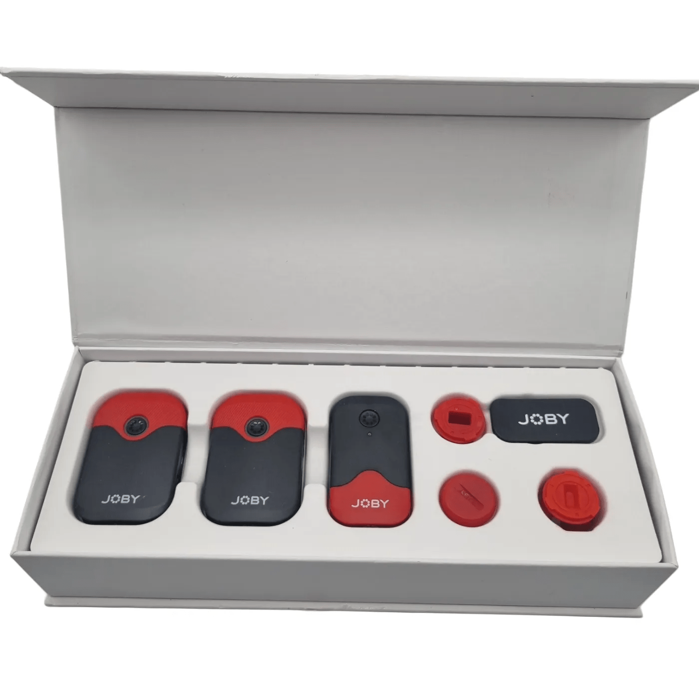 JOBY Wavo Air Wireless Microphone Kit In Box + Attachments