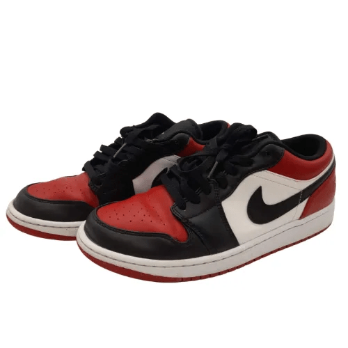 Air Jordan 1 Low “Bred Toe” Sneakers – US Men’s Size 9