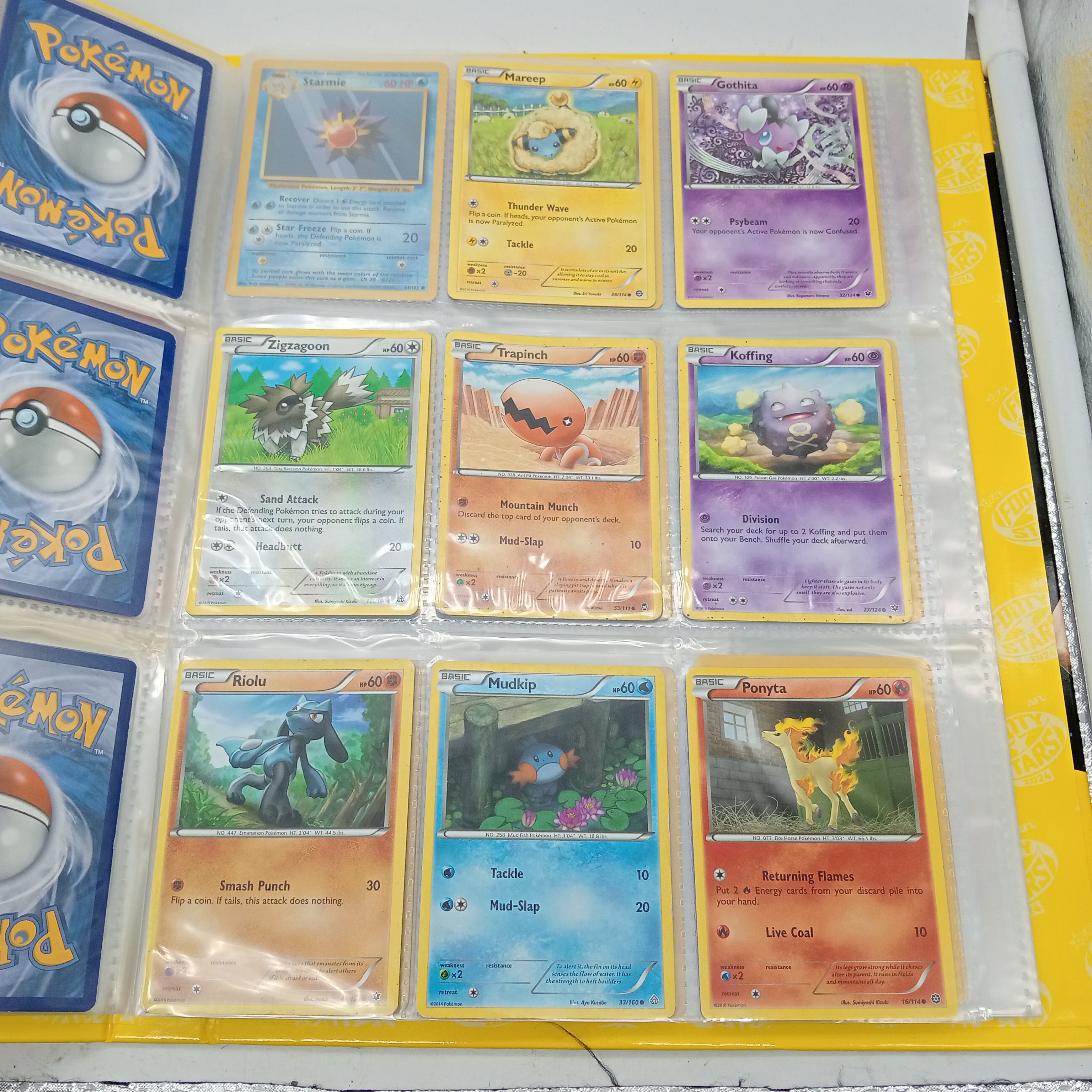 Estimated 125 Assorted Pokemon Cards In AFL Album Includes:  Common & Energy Cards (WR 1343495)