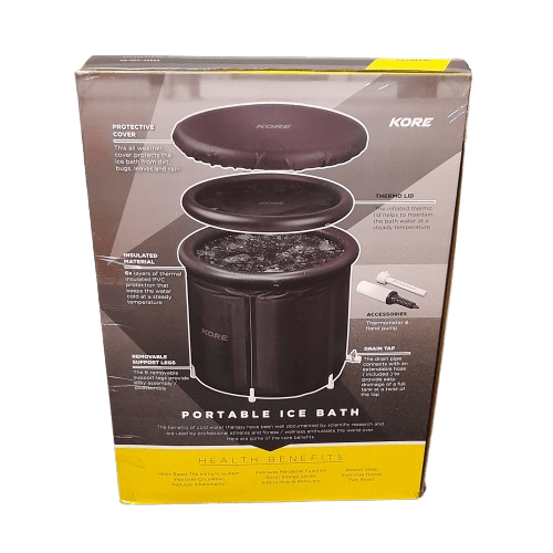 KORE Portable Ice Bath – Inflatable Folding 400L with Thermo Lid