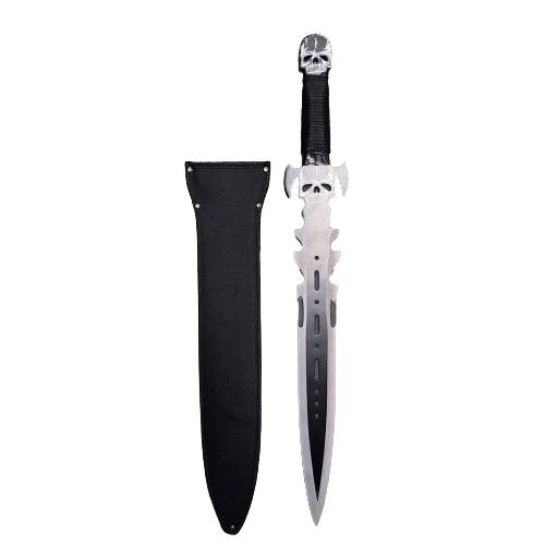 Fantasy Master Skull Short Sword – Black With Sheath – Pick Up Only (MR)