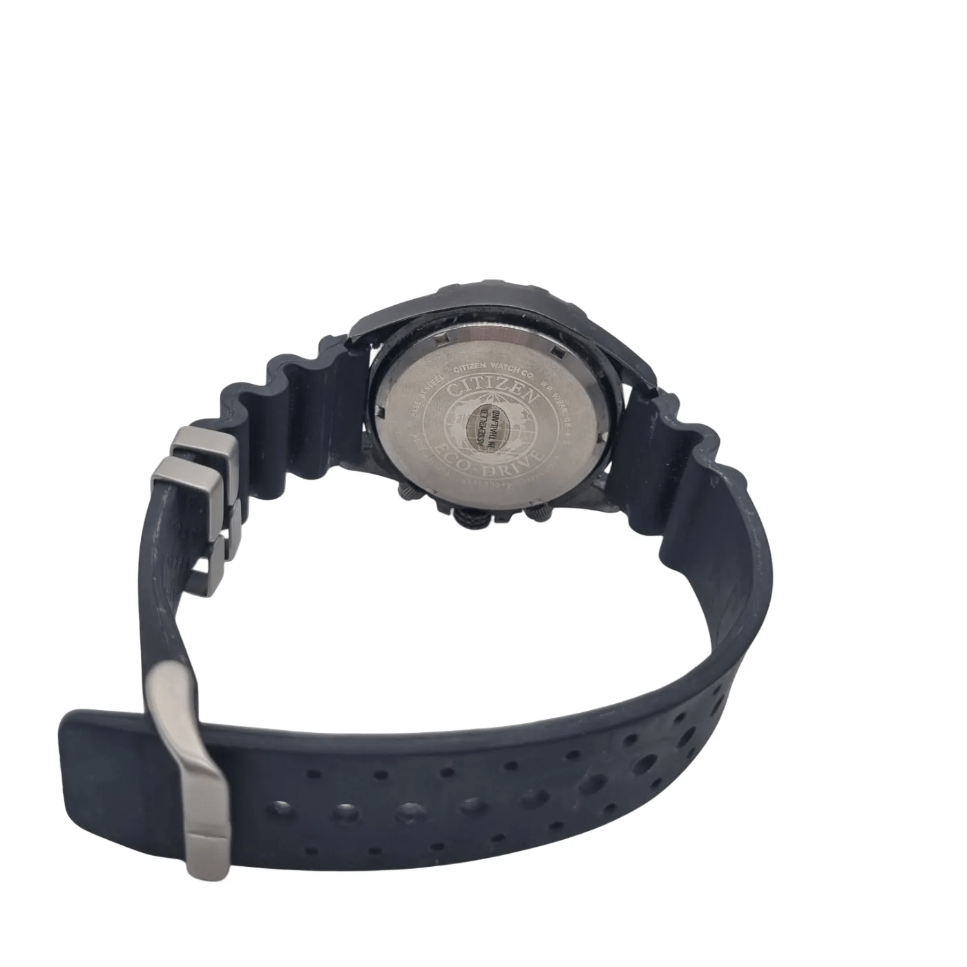 Citizen Eco-Drive H500-R010719 Men’s Watch With Black Rubber Band *Slight Damage to Watch Face*