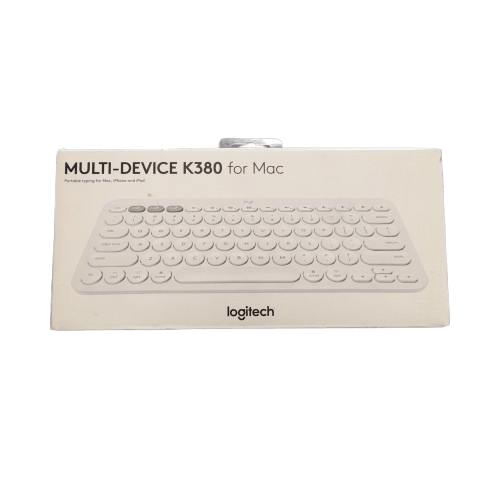 Logitech K380 Multi-Device Bluetooth Keyboard for Mac – Off White (In Box) (JN)