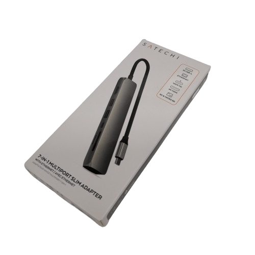Satechi ST-P7SM 7-in-1 USB-C Slim Multiport Adapter 4K (Space Grey)
