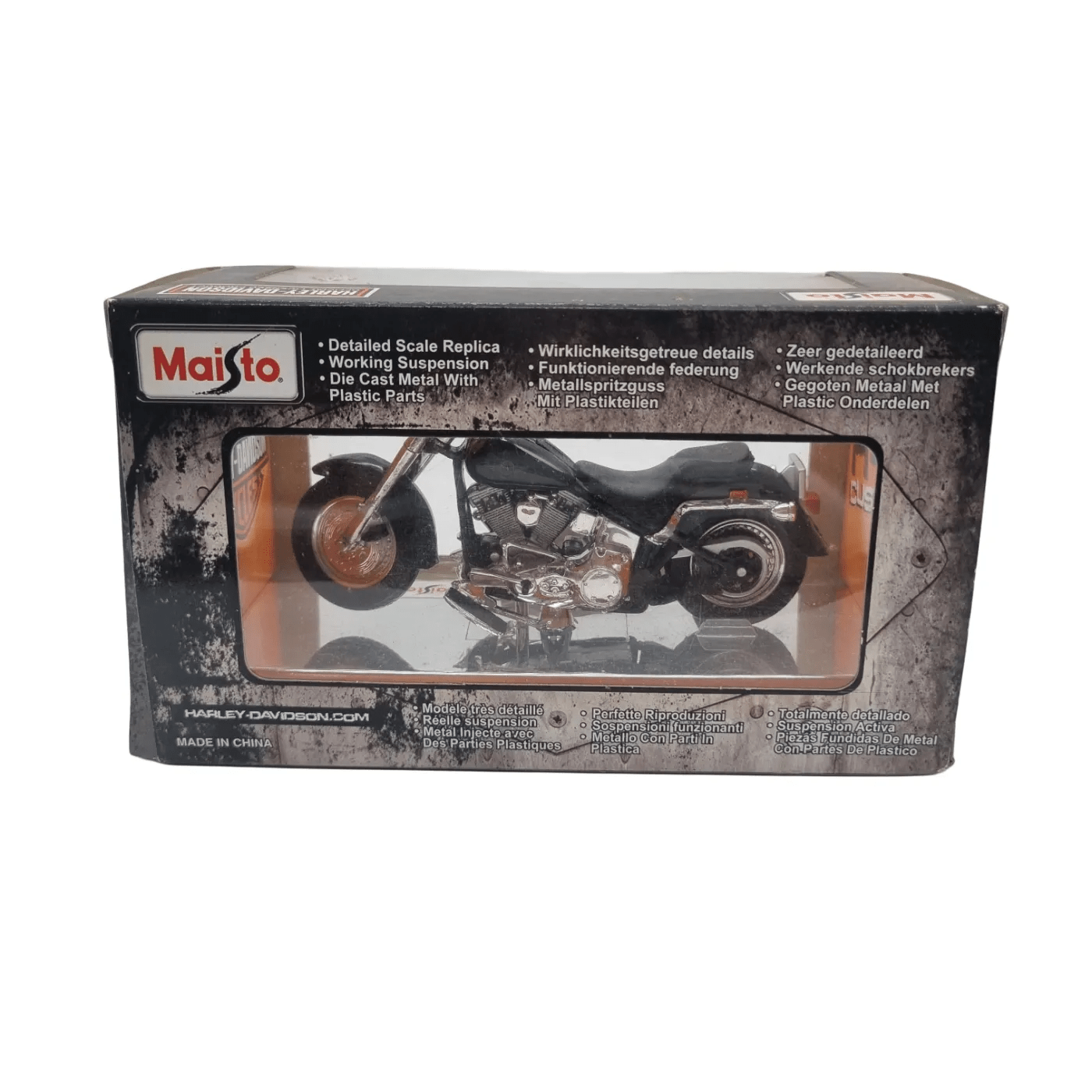 Maisto – Harley Davidson Model Bike: 2004 FLSTFI Fat Boy *Sealed In Box*