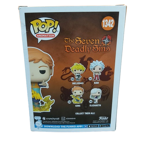 Funko Pop King The Seven Deadly Sins Number 1342 Good Condition (CP1344592)
