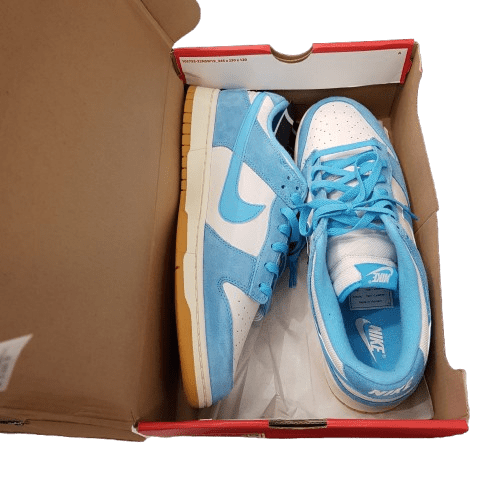 Nike Sneakers Dunk Low SE Blue And White With Box (MR)