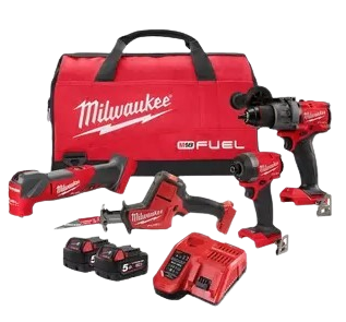 Milwaukee M18 M18FPP4Q3502B FUEL 4 PIECE POWER PACK (NA 1354459)