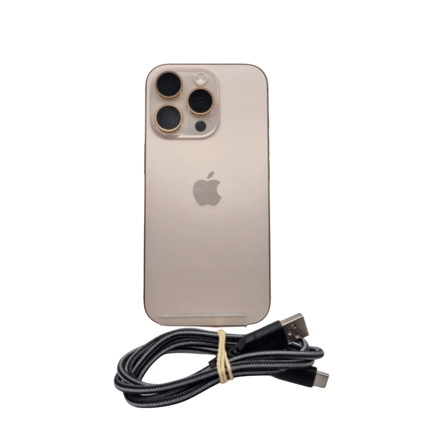 Apple iPhone 16 Pro 256GB – Desert Titanium with Charger (A3293) – (WR)