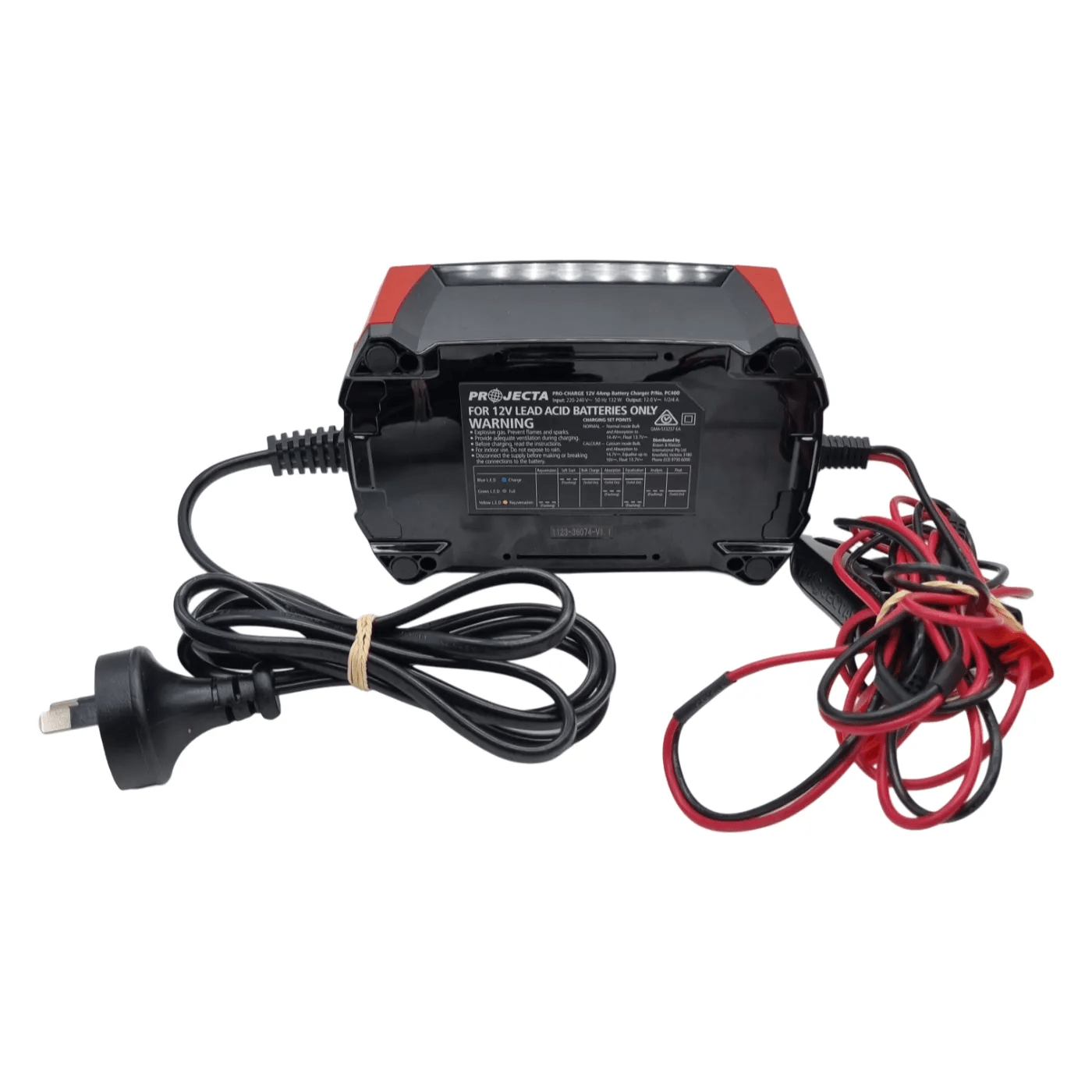 Projecta Battery Charger 4A 12V PC400 (WR 1346762)