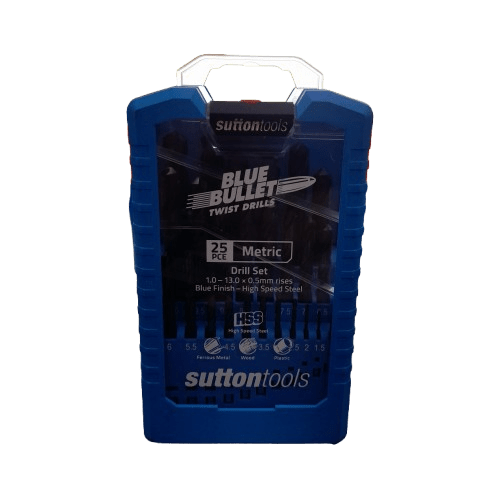 Sutton D102SM3 25 piece Blue Bullet Metric Jobber Drill Set