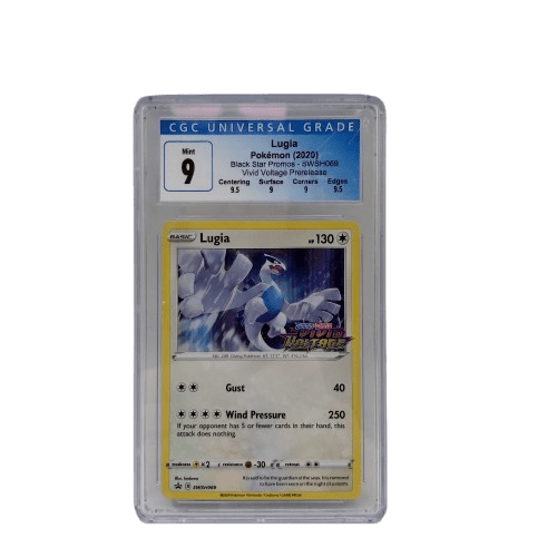 POKEMON CARD LUGIA 2020 GRADED MINT 9