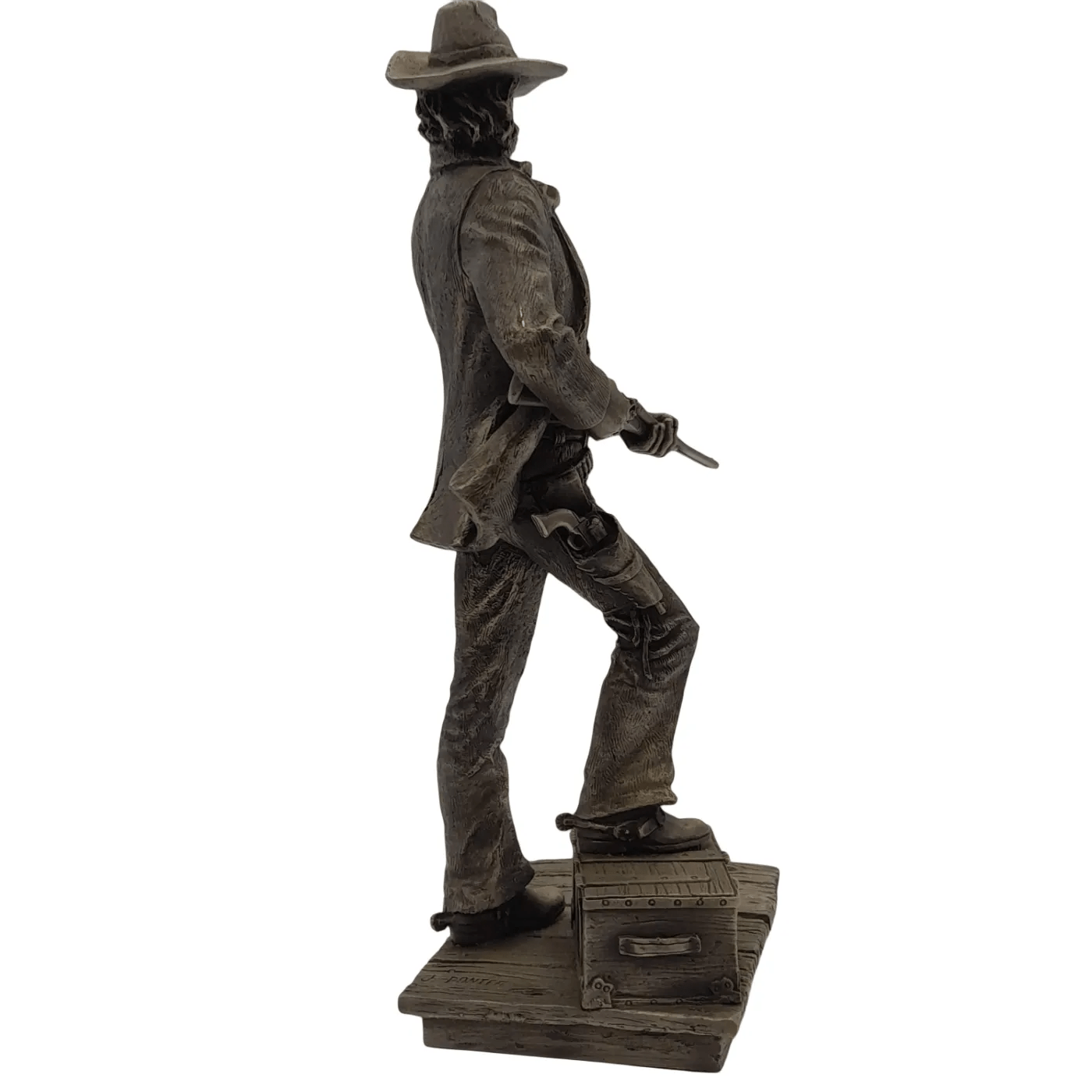 FINE PEWTER STATUE  THE LAWMAN BY JIM PO SILVER     *Available At Wollongong*