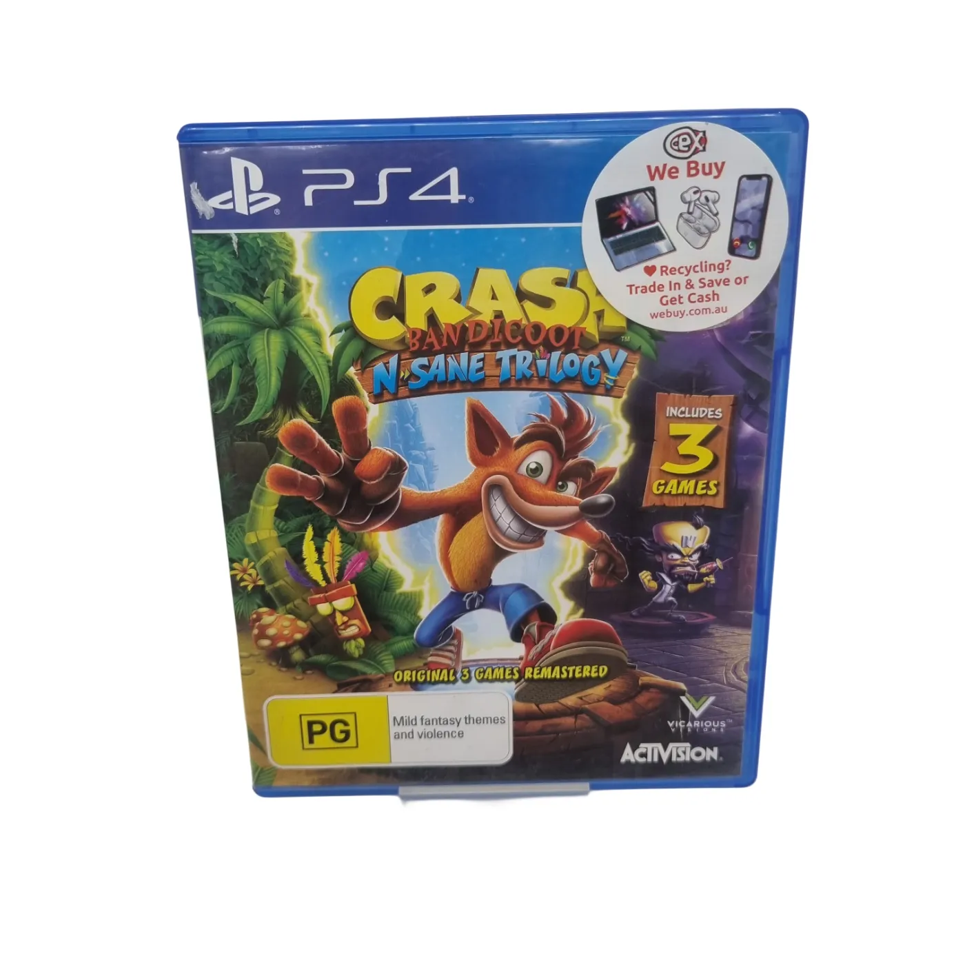 Crash Bandicoot N. Sane Trilogy – PlayStation 4 Game (WR1343301)