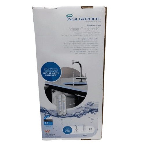 Aquaport AQP-FKM2-3S1 Chrome Curved 3 Way Filtered Water Mixer Like New