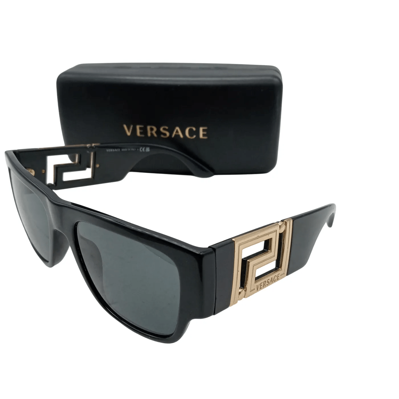 VERSACE SUNGLASSES VE4403 BLACK/GOLD + CASE + CLOTH  (WR 1347979)