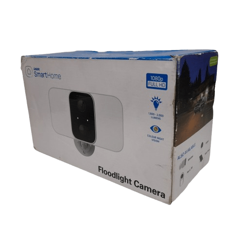 Laser LSH-FLCAM-1 Smart Home Battery Full HD Camera with Floodlight in Box Like New (JN)